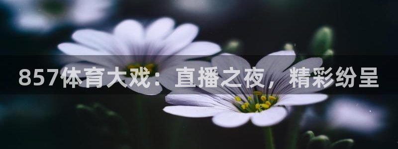 意昂4官网：857体育大戏：直播之夜，精彩纷呈