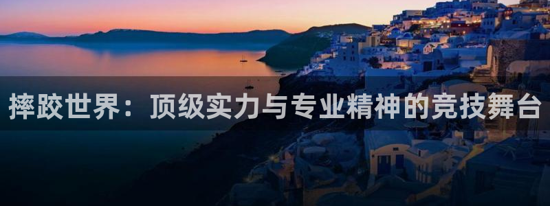 意昂4平台注册：摔跤世界：顶级实力与专业精神的竞技舞台